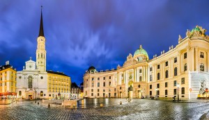 Michaelerplatz in Vienna, Austria