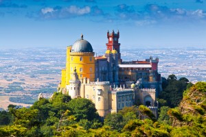 Portugal, outside Lisbon, Sintra, Pena National Palace