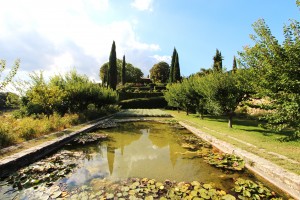 France-Provence-Domaine de la Baume garden view