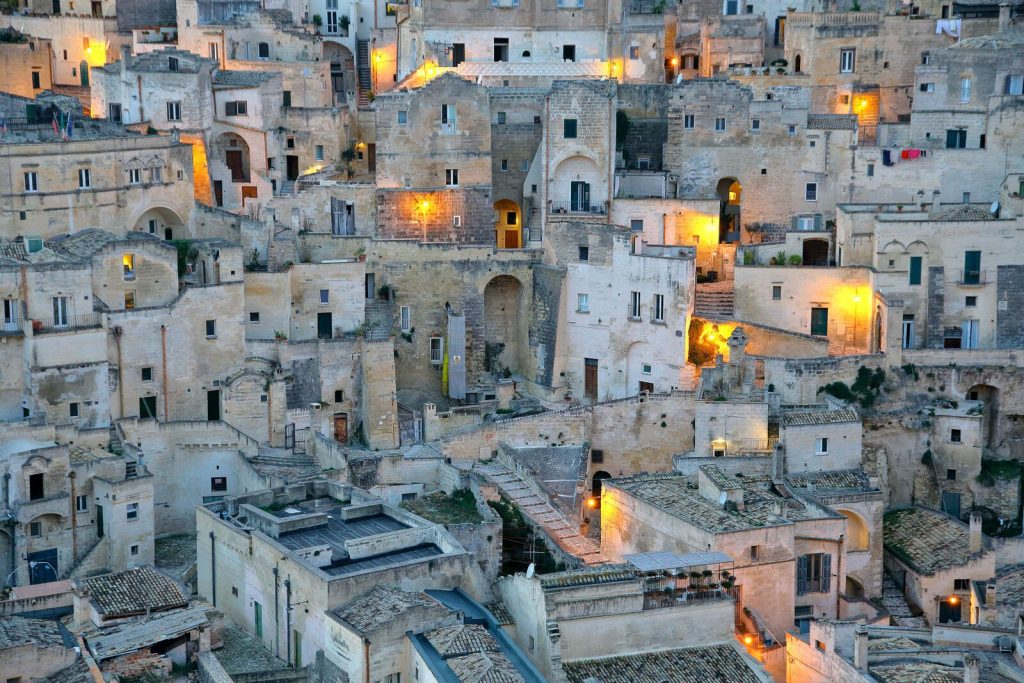 Magical Matera houses