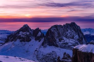 Spectacular views at the Dolomites