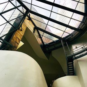 Interior view of the Atrium, Guggenheim Museum Bilbao