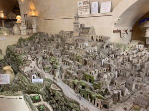 Miniature model of Matera