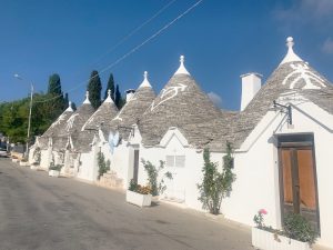 Lines of trulli in Alberobello