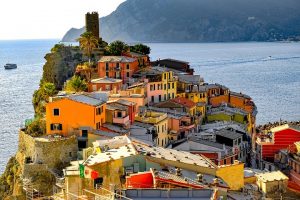 Vernazza, one of the five villages of Cinque Terre