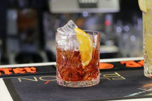 The Negroni, a local Florentine drink