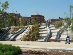 Madrid Río Park Slides