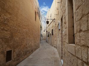 The streets of Mdina