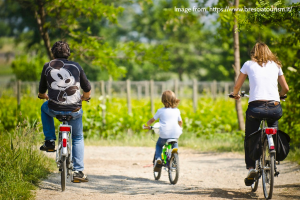 Getting around on bikes is fun for everyone