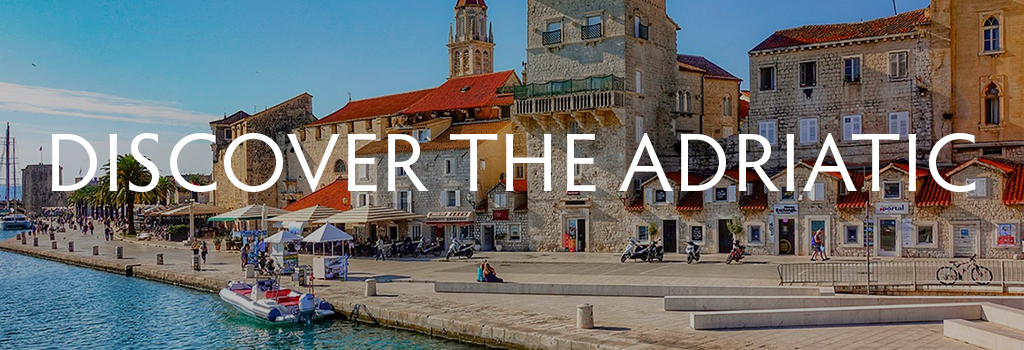 Trogir, Croatia waters edge promoting Adriatic travel