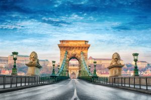 The Chain Bridge in Budapest