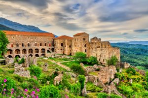 The Despot's Palace at Mystras, UNESCO world heritage in Greece