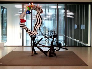 A quirky metal sculpture by Jean Tinguely