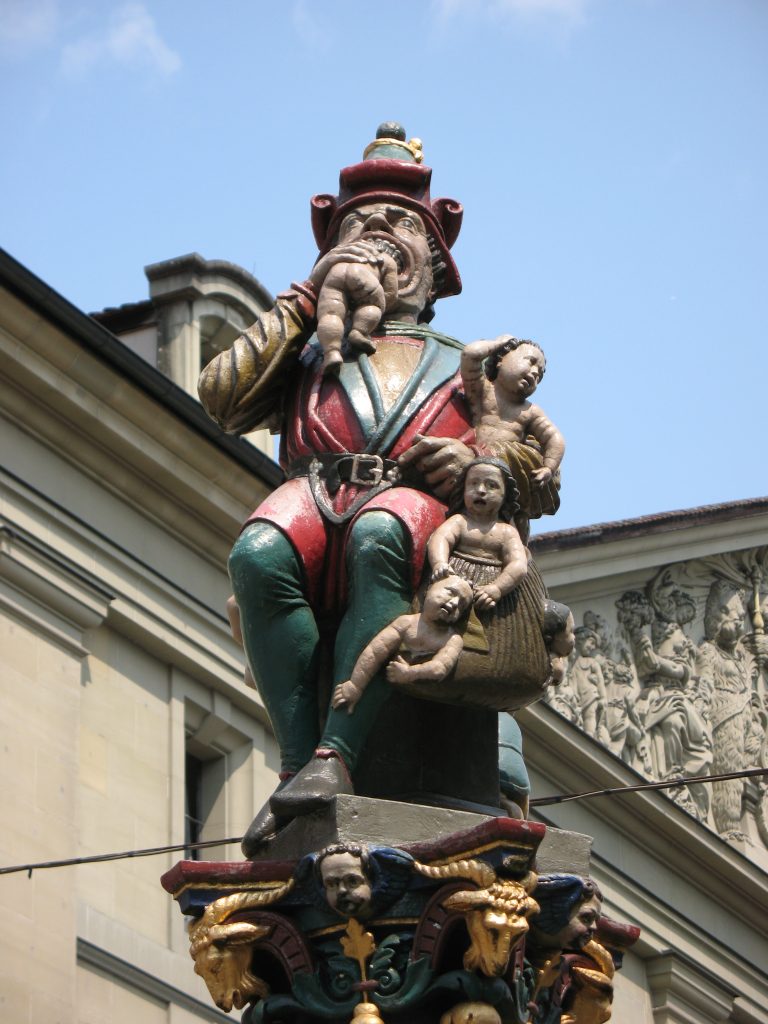 The Ogre Fountain at Bern (photo by Andrew Bossi)