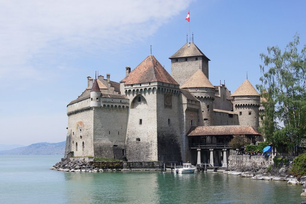 Medieval Chillon Castle