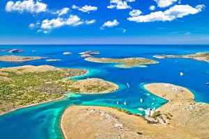 The amazing island archipelago landscape of Kornati National Park