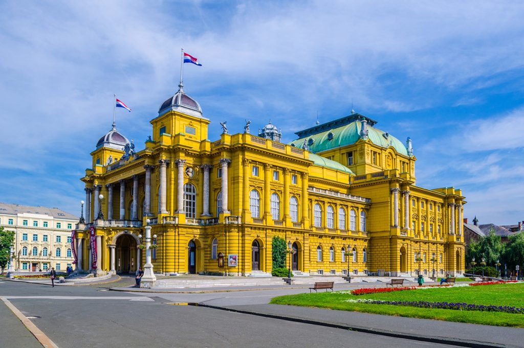 Croatian National Theater of Zagreb, Croatia