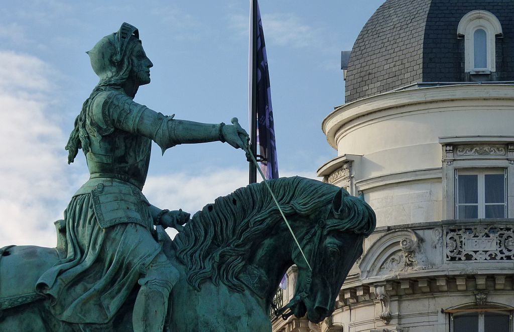 Orleans Monument to Joan of Arc (Image from Wikimedia by Ronny Sieg)