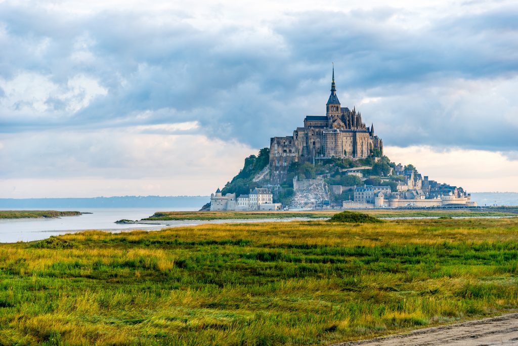 Stunning view at the Mont Saint-Michel, Normandy, France