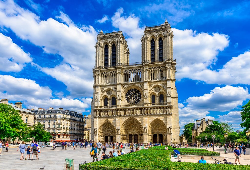 Cathedral Notre Dame de Paris in Paris, France.