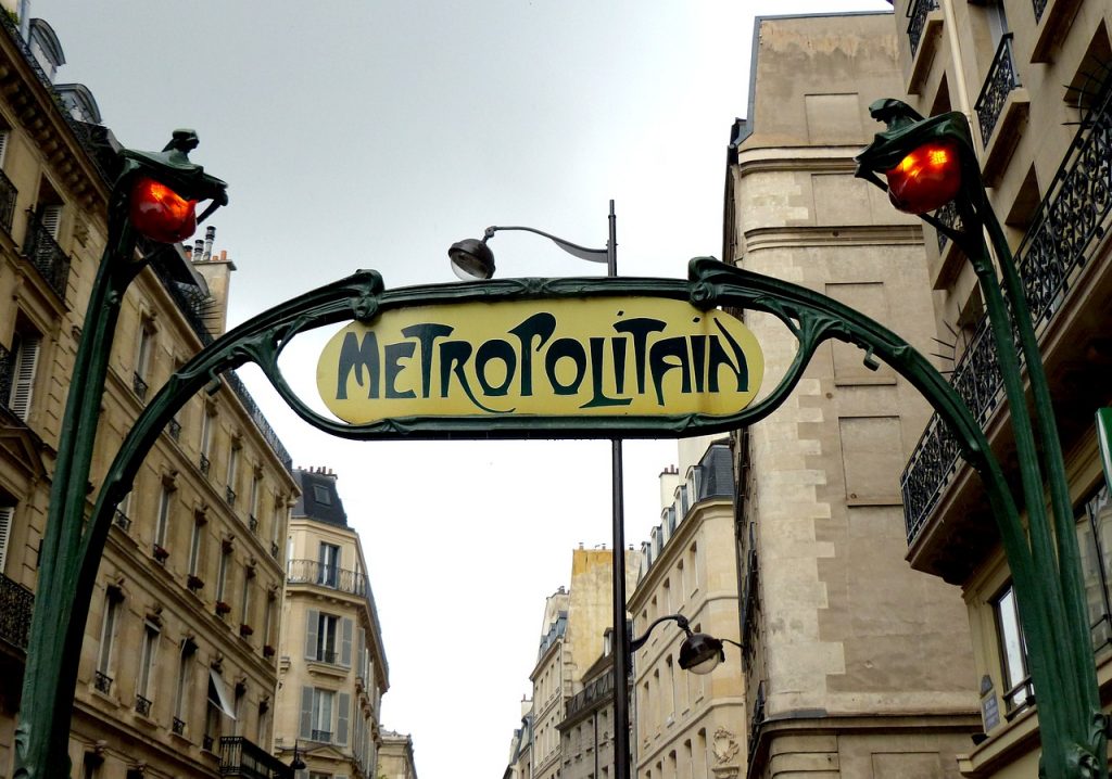 It's easy to get around Paris on the Metro