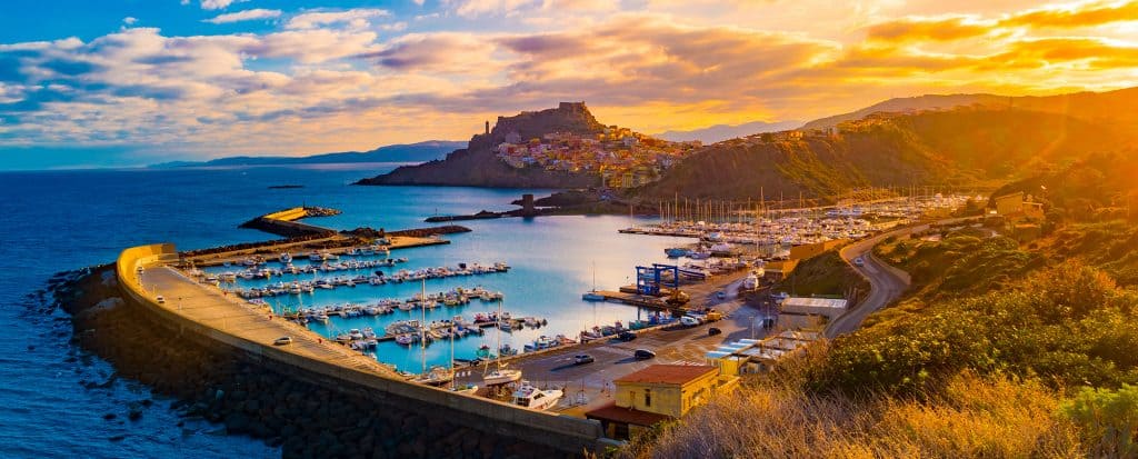 Beautiful Castelsardo old city