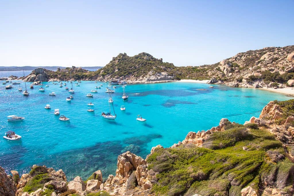 The infamous Maddalena archipelago off Sardinia