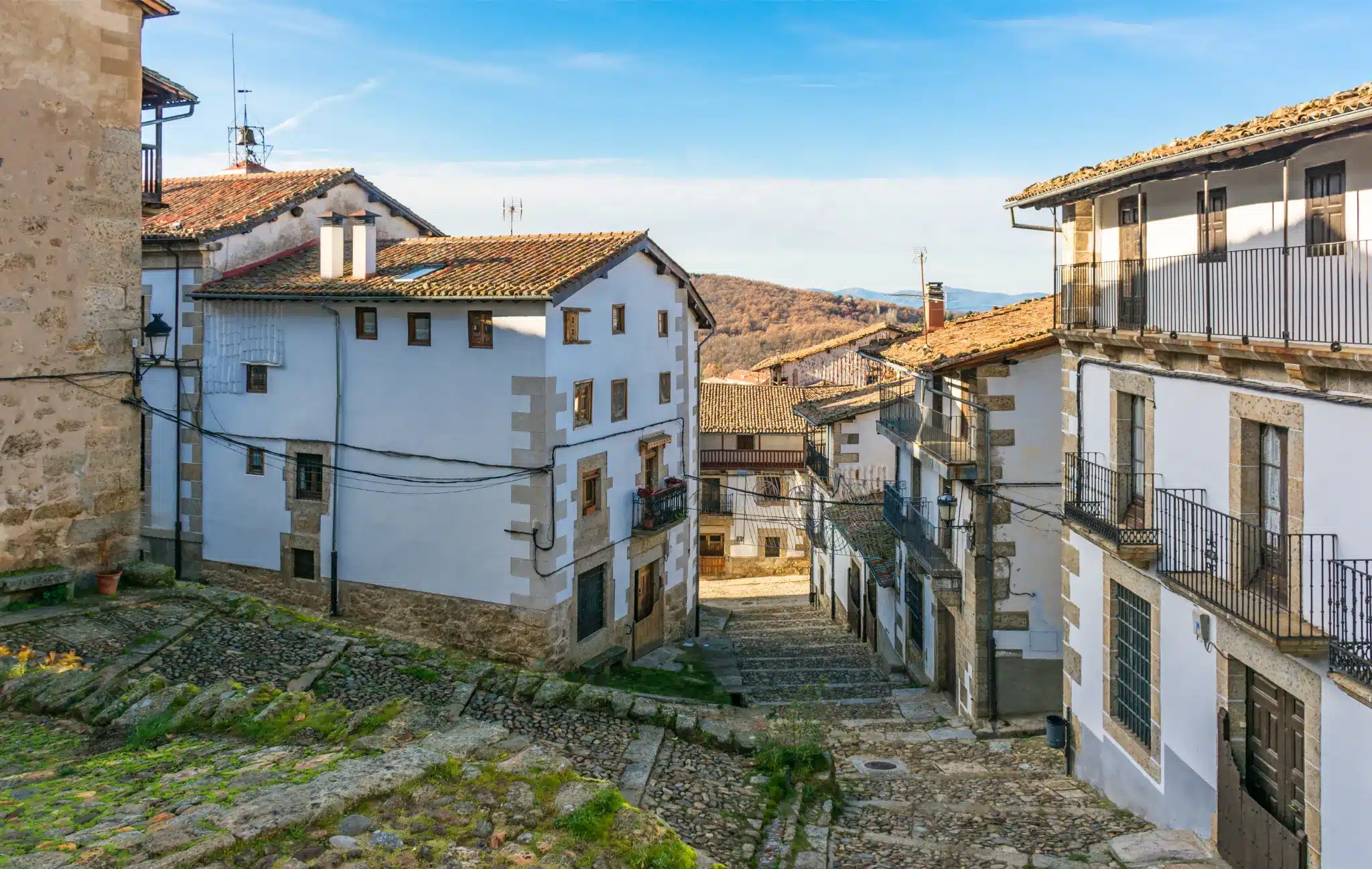 Candelario Spain cobbled streets