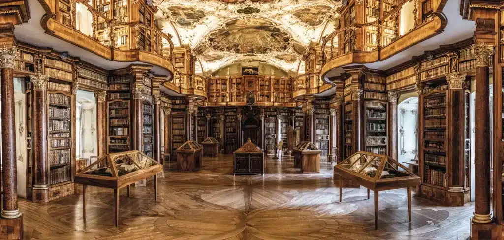 abbey library saint gallen hidden places in Switzerland